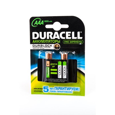   DURACELL HR03 AAA 800mAh   BL2