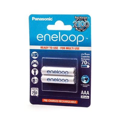   Panasonic eneloop BK-4MCCE/2BE 750mAh AAA BL2